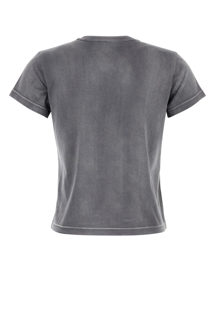 Dark grey cotton t-shirt