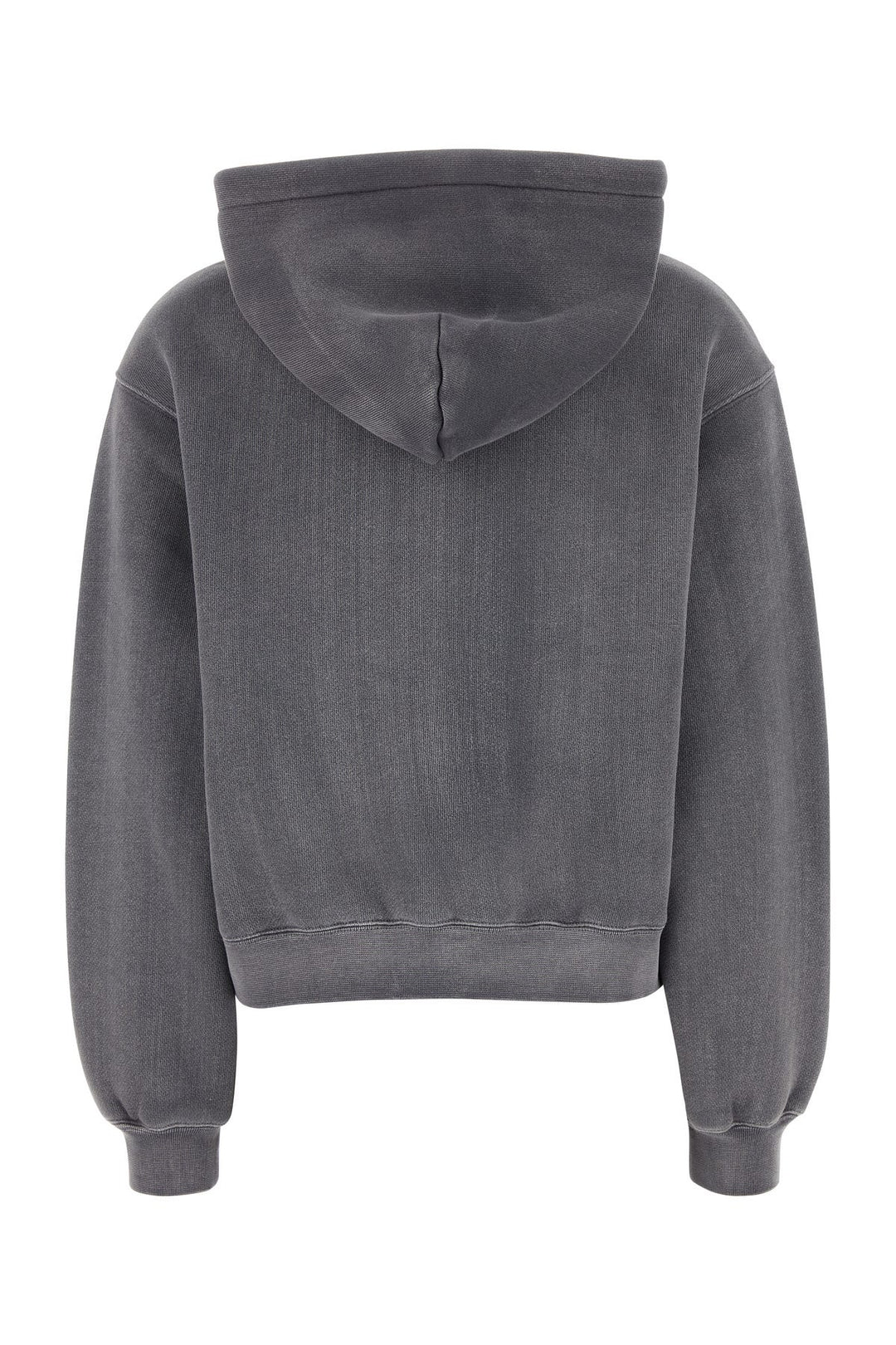 Dark grey cotton blend sweatshirt