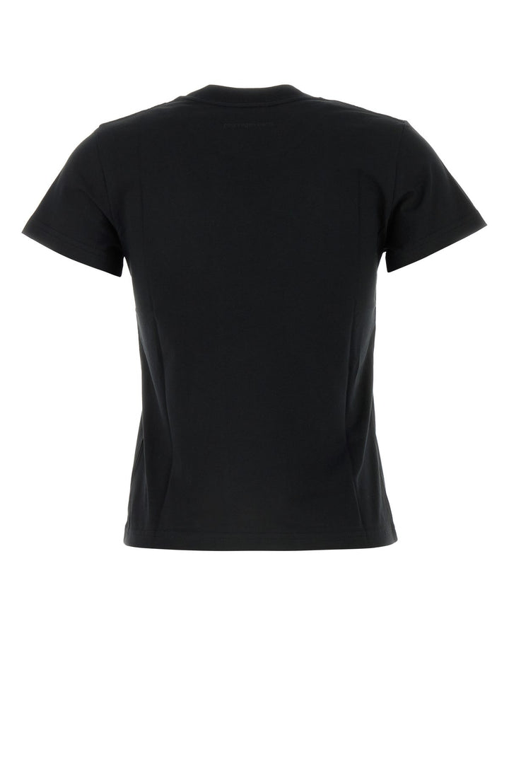 Black cotton t-shirt