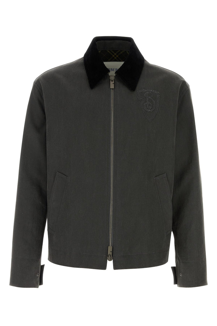 Charcoal canvas jacket