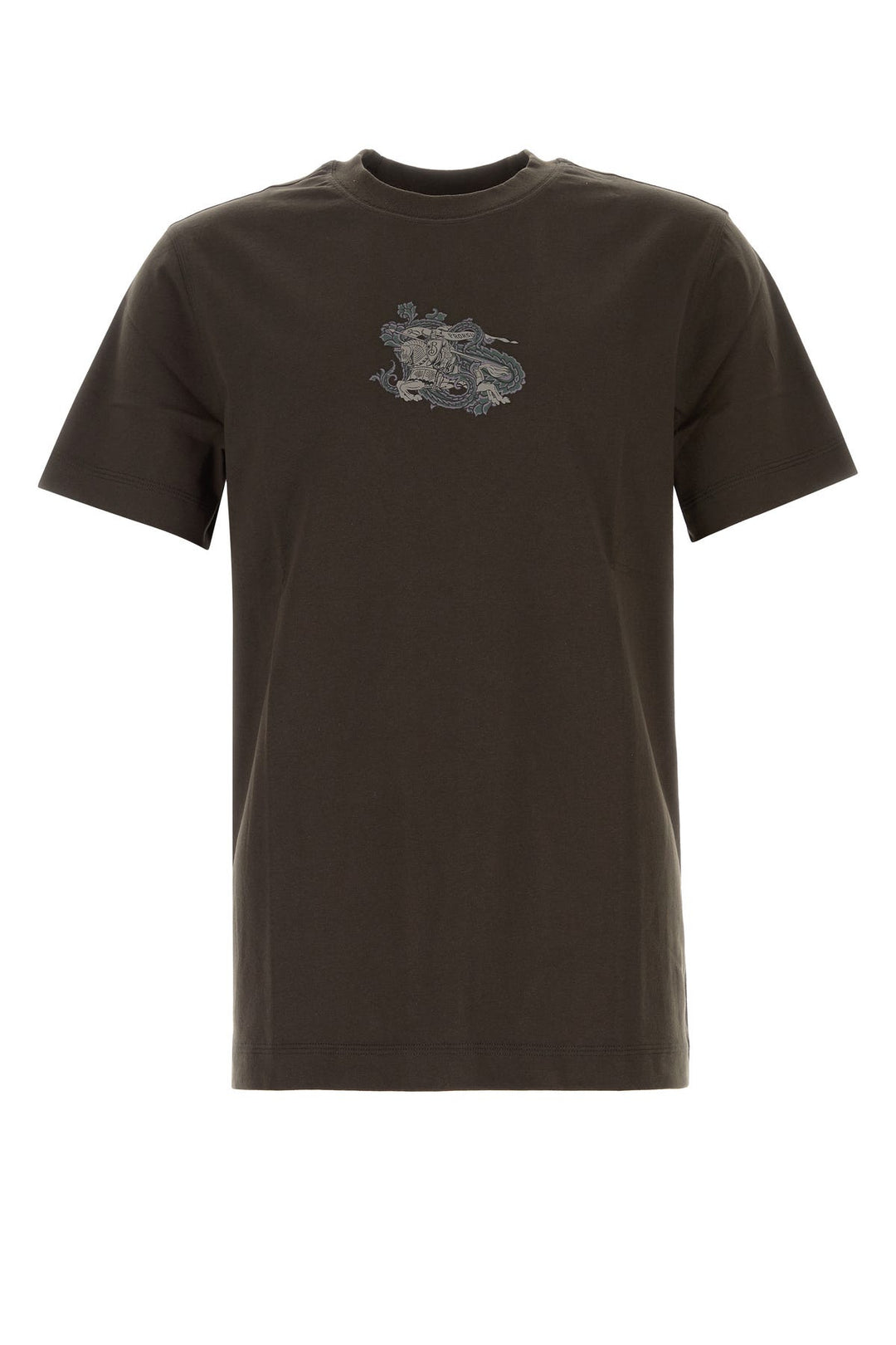 Dark brown cotton t-shirt