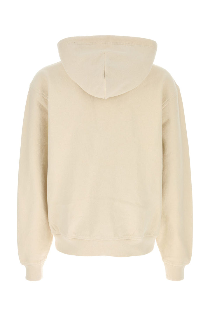 Sand cotton blend sweatshirt