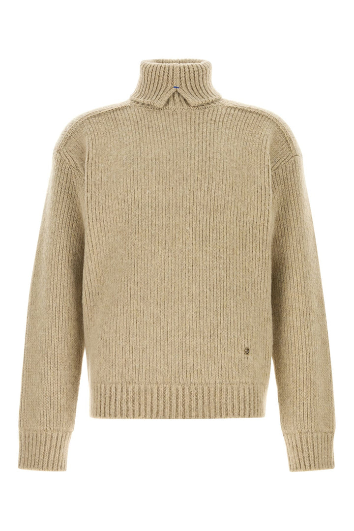 Beige wool blend sweater