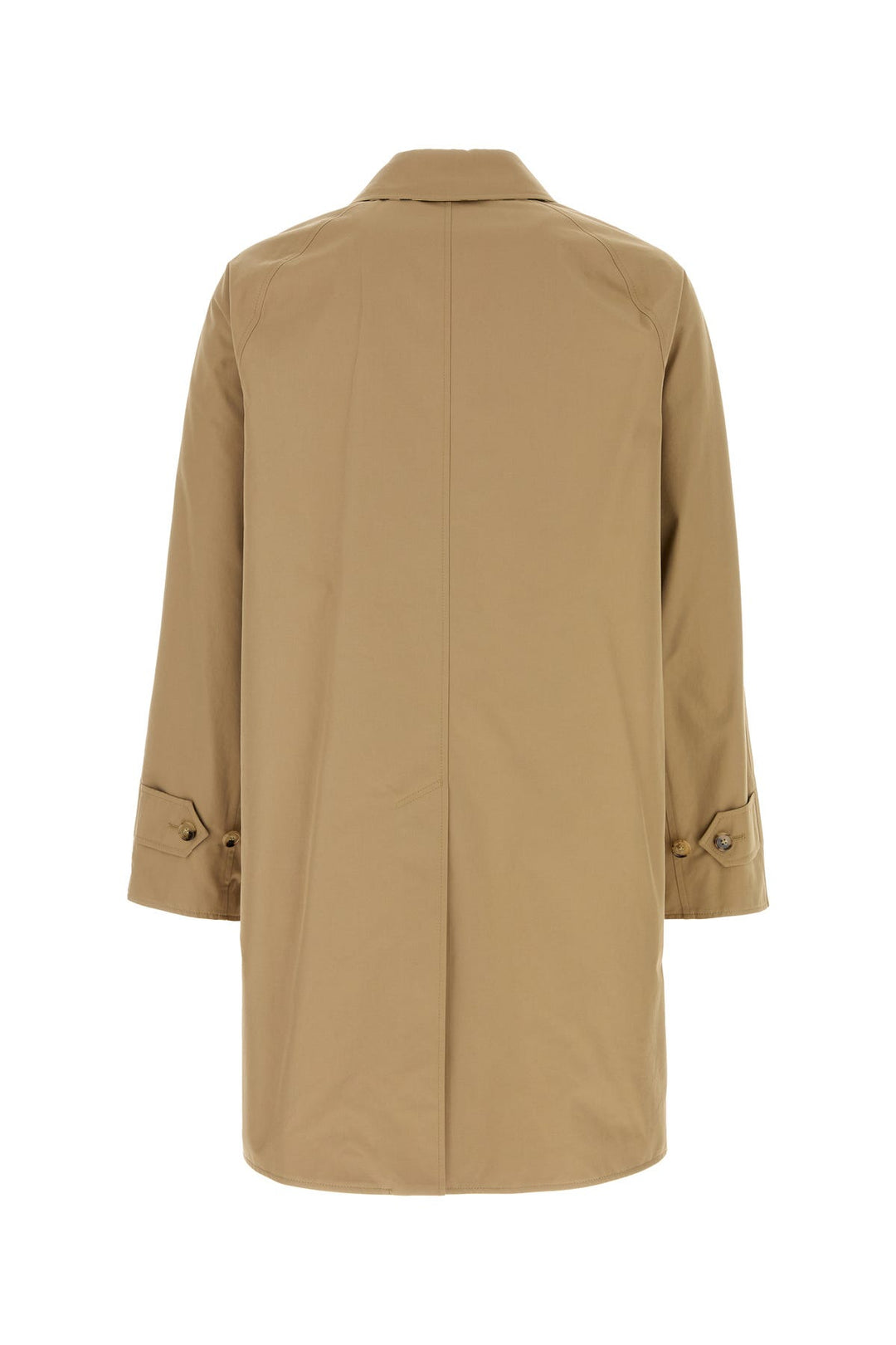 Beige Cotton reversible trench coat