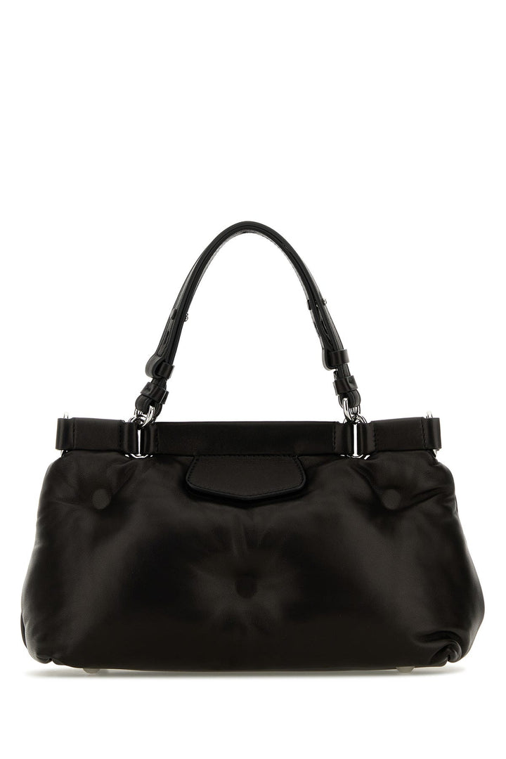 Black leather small Glam Slam handbag