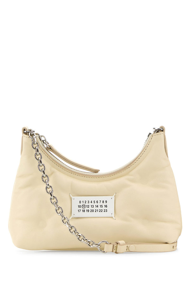 Ivory nappa leather micro Glam Slam Hobo shoulder bag