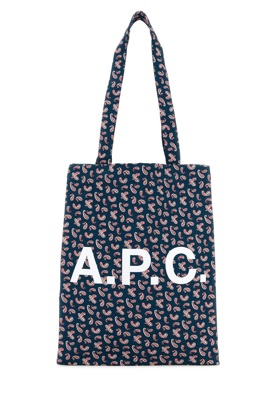 Printed canvas Lou shopping bag