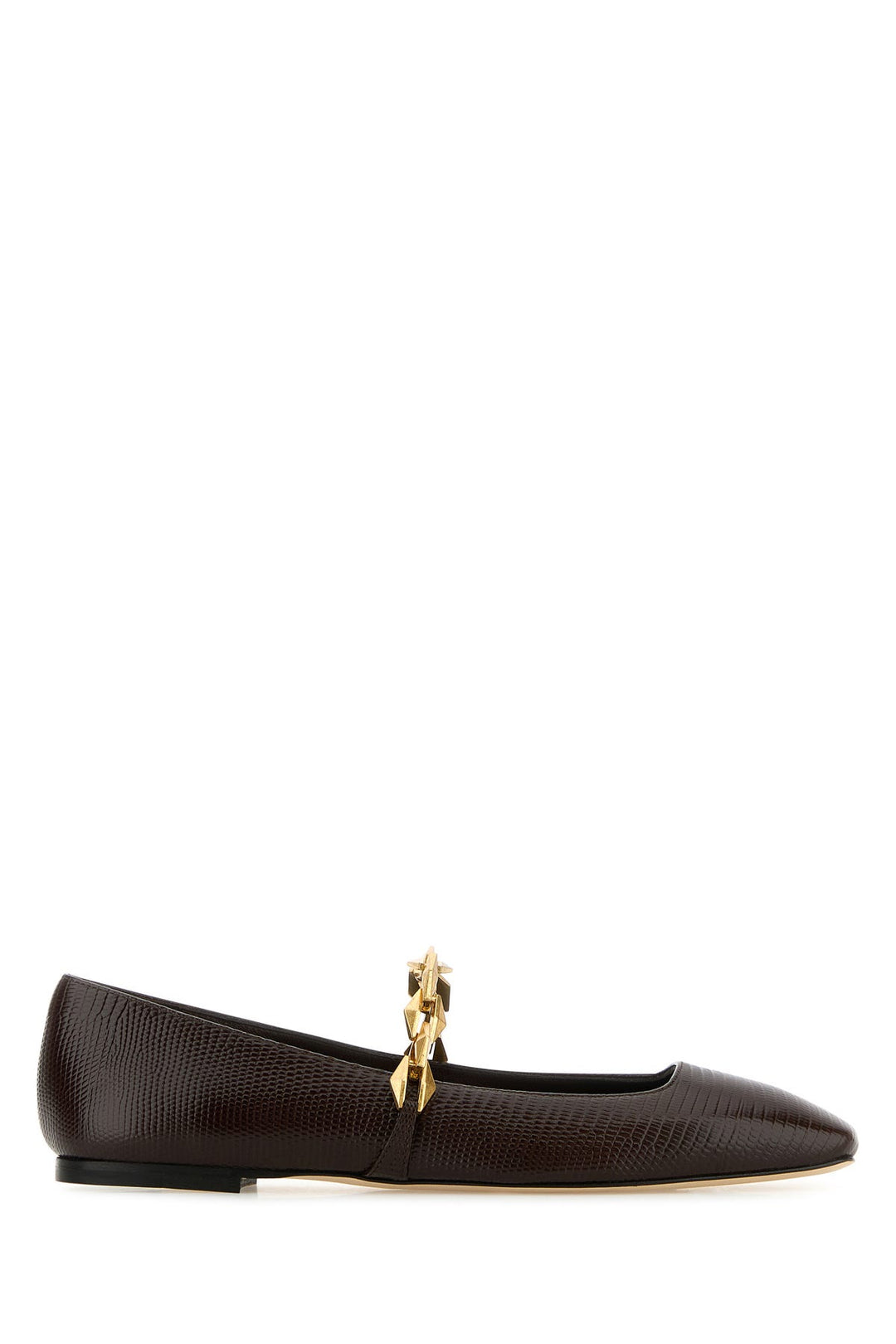 Brown leather Tilda ballerinas