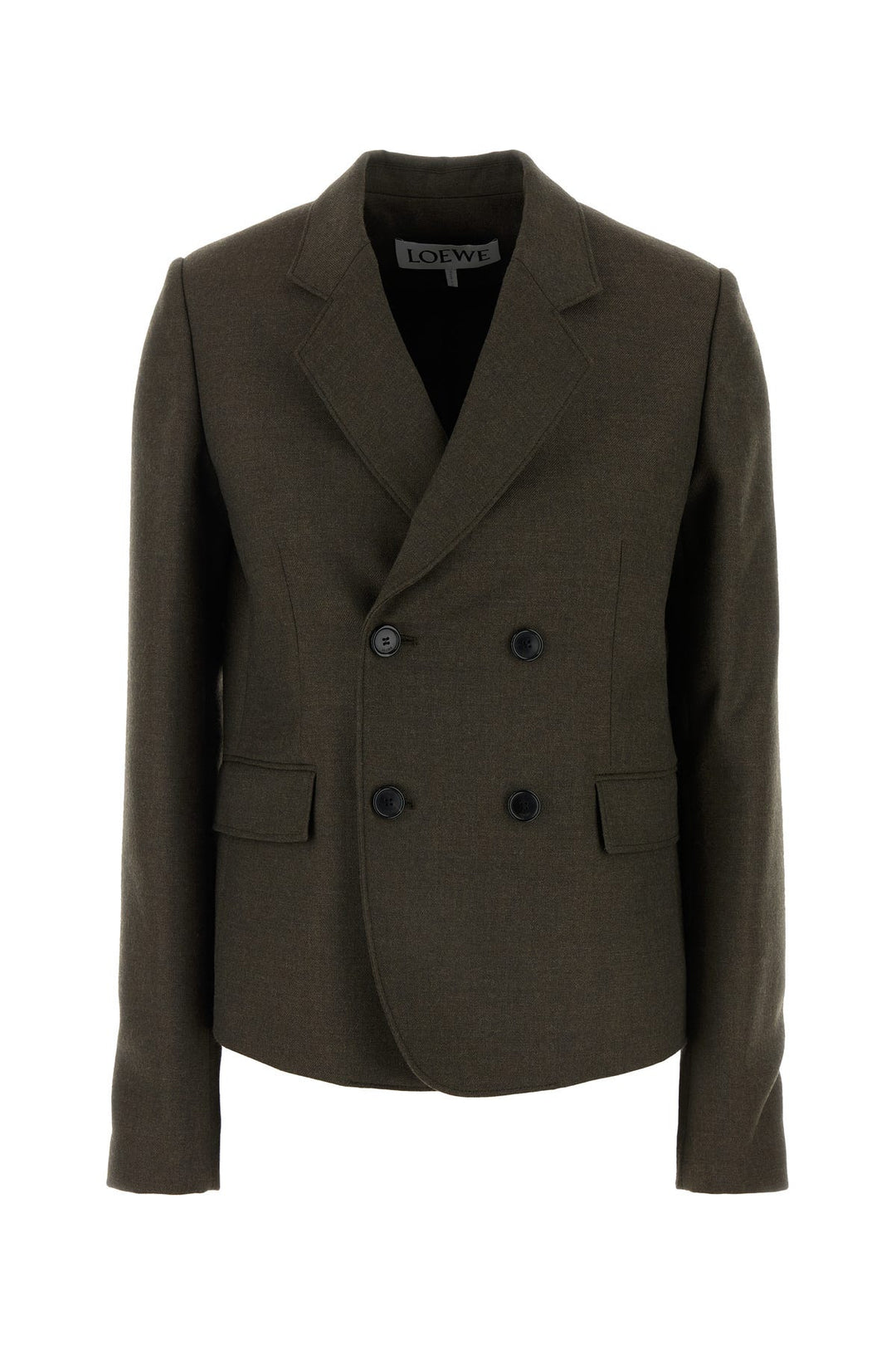 Brown wool blazer