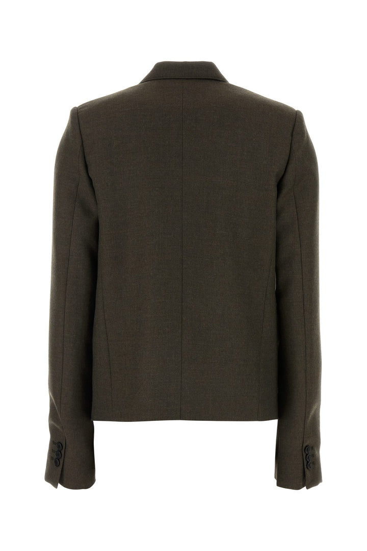 Brown wool blazer