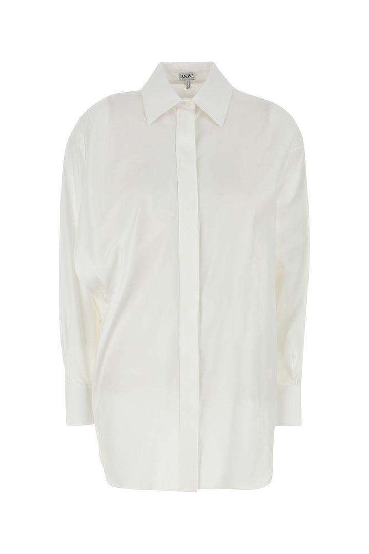 White poplin shirt