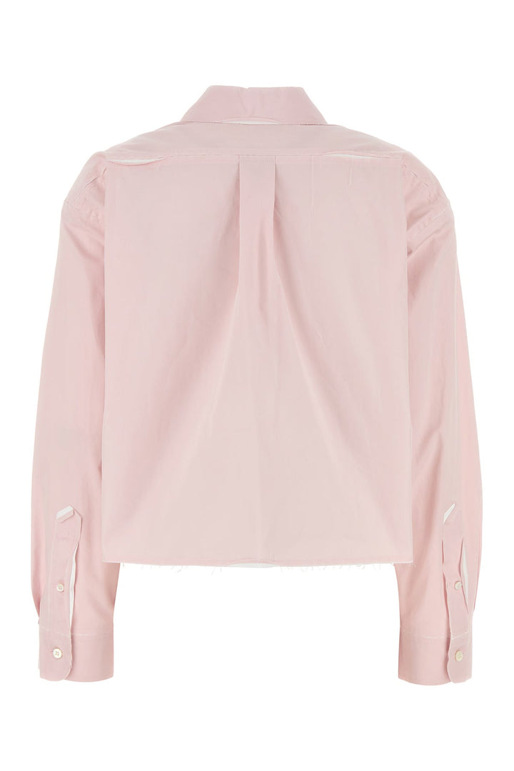 Pastel pink poplin shirt