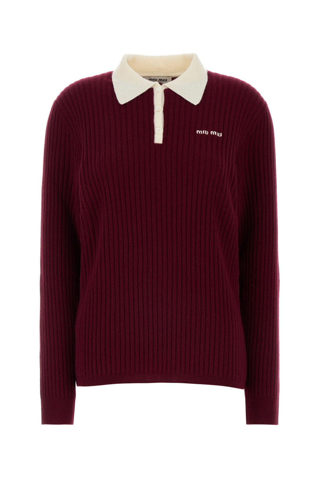 Burgundy cashmere sweater