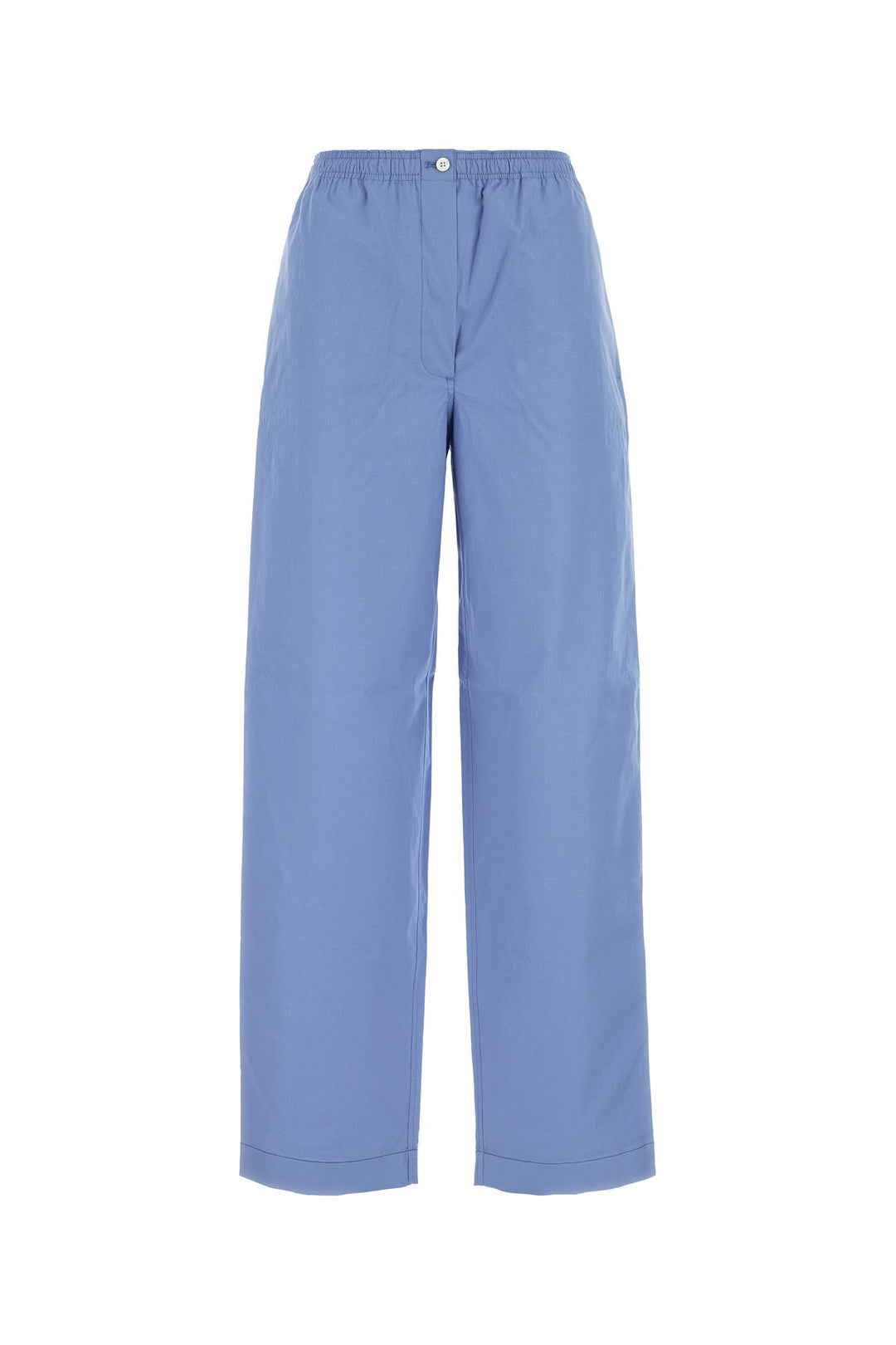 Cerulean blue poplin pyjama pant