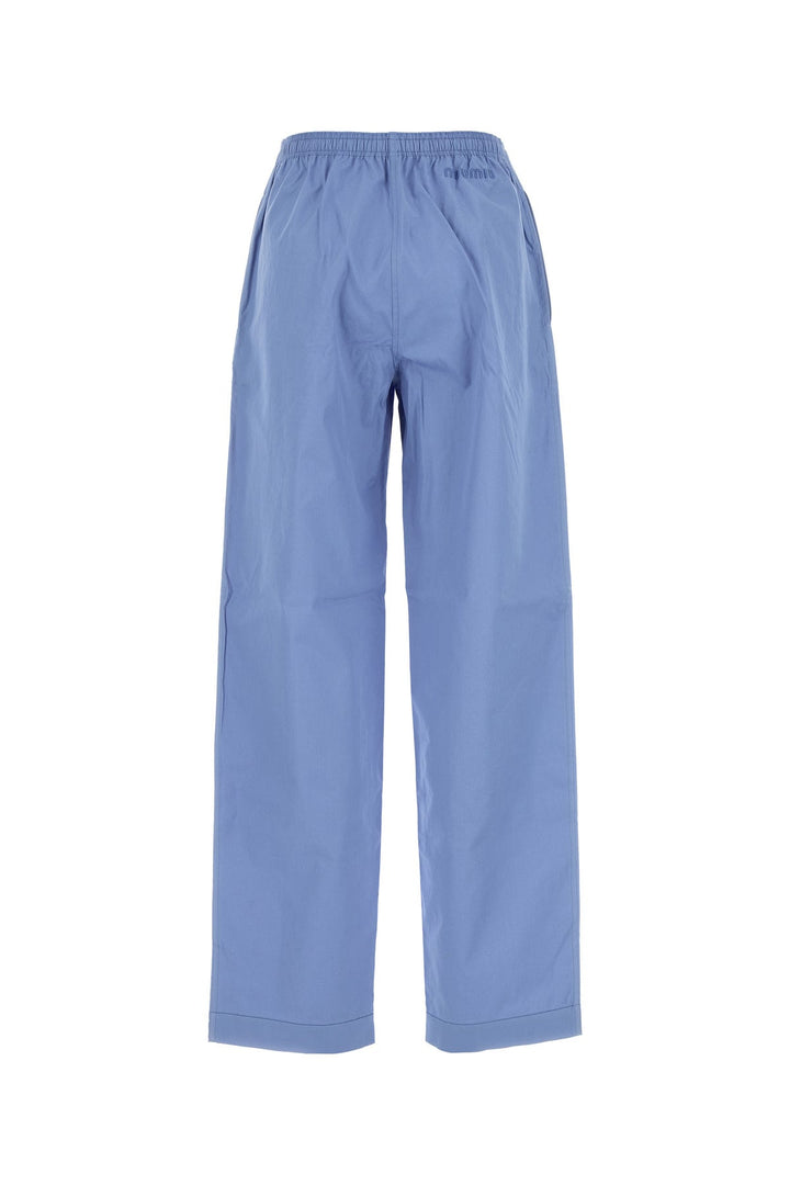 Cerulean blue poplin pyjama pant