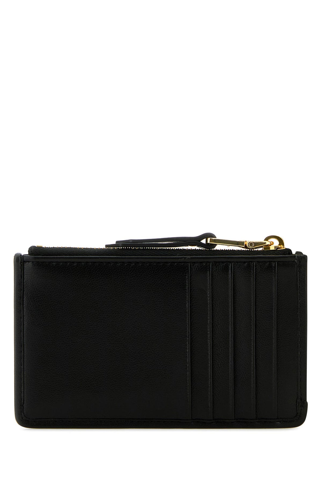 Black nappa leather card holder