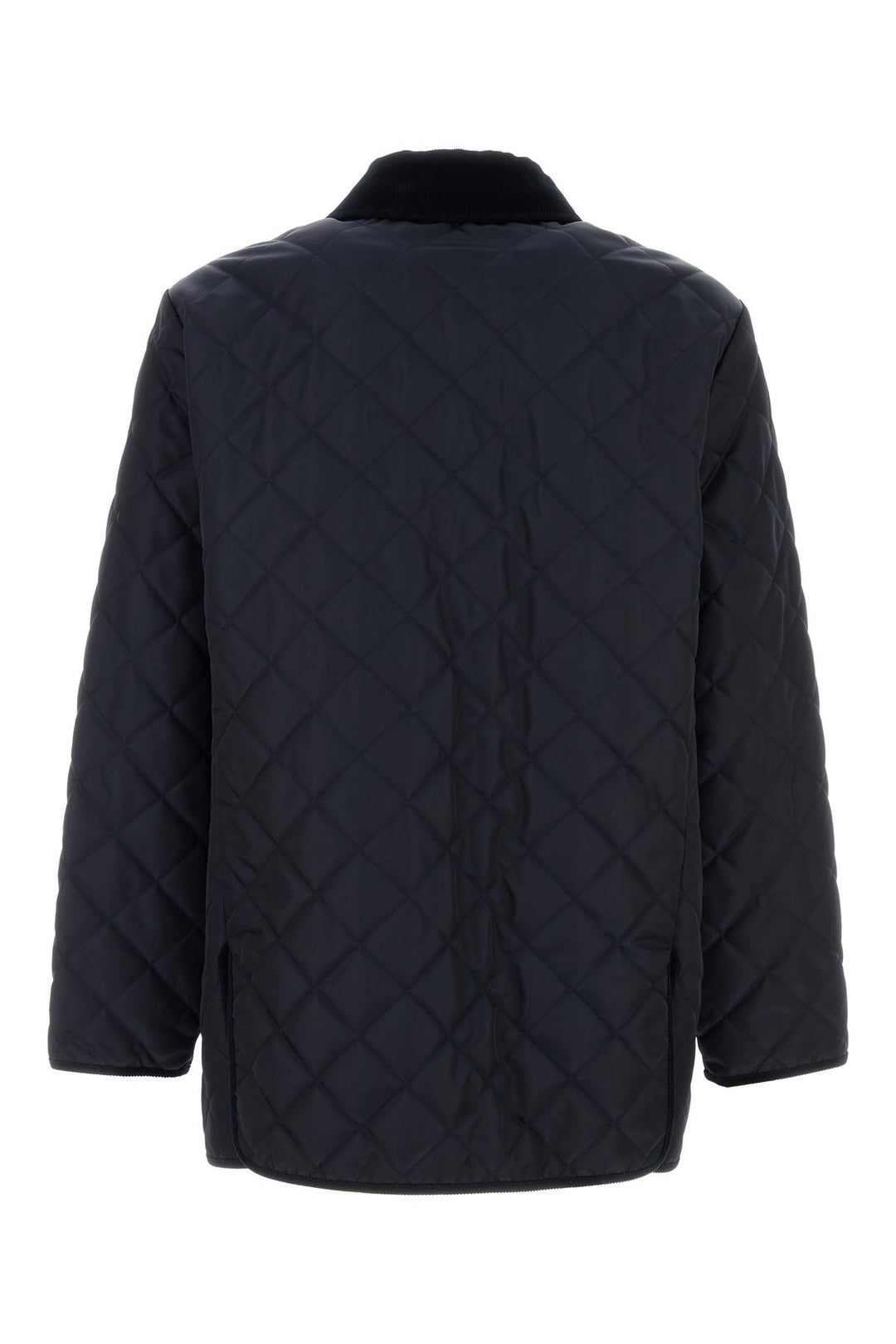 Navy blue nylon jacket