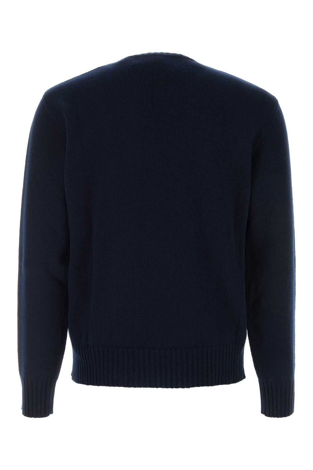 Navy blue wool sweater