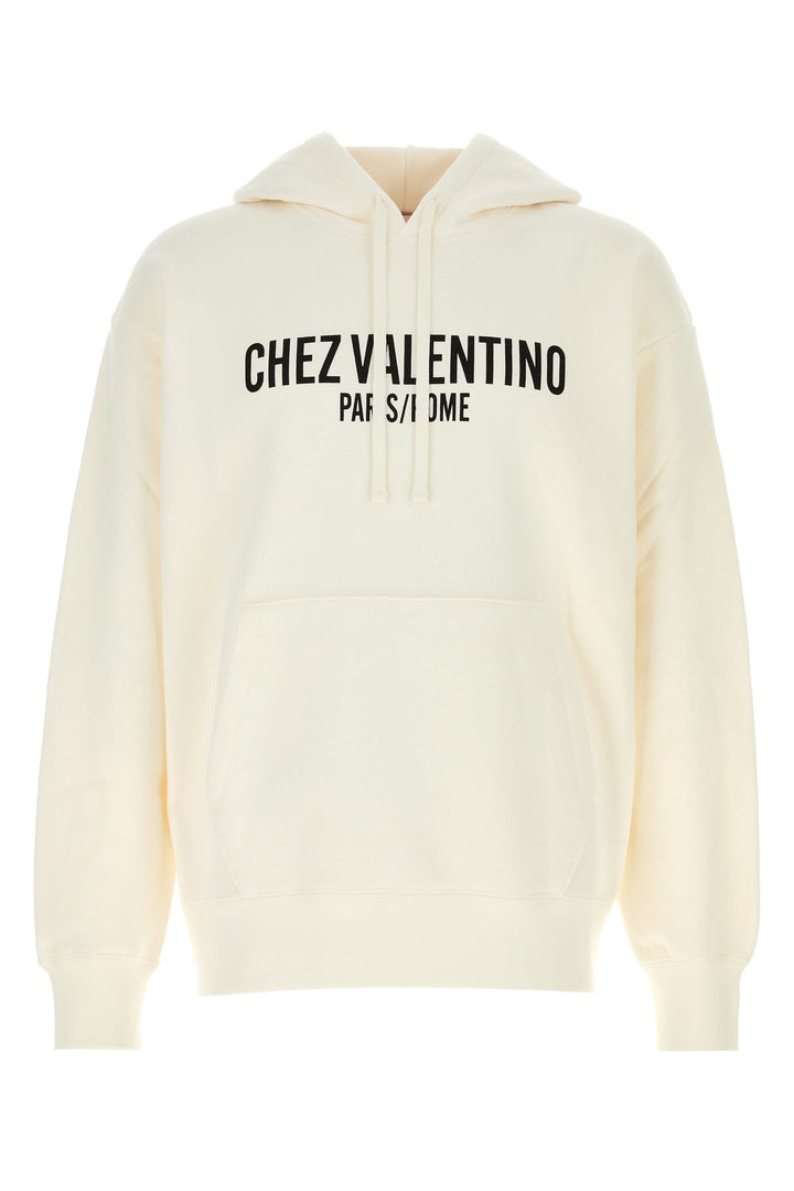 Ivory cotton sweatshirt