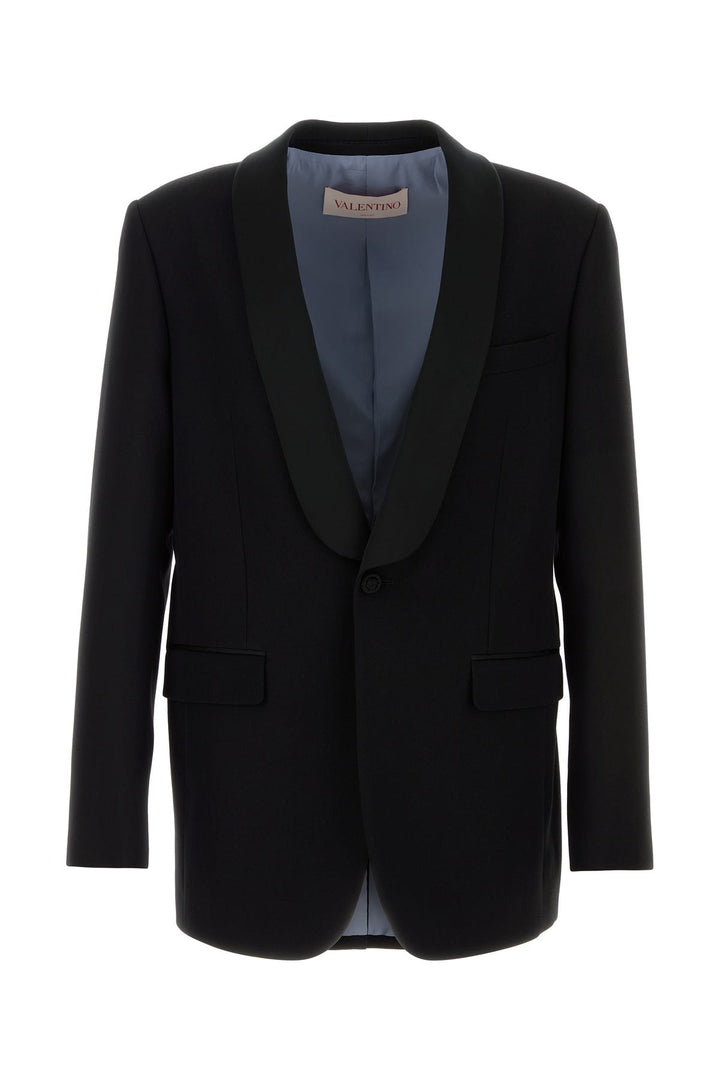 Black wool blazer