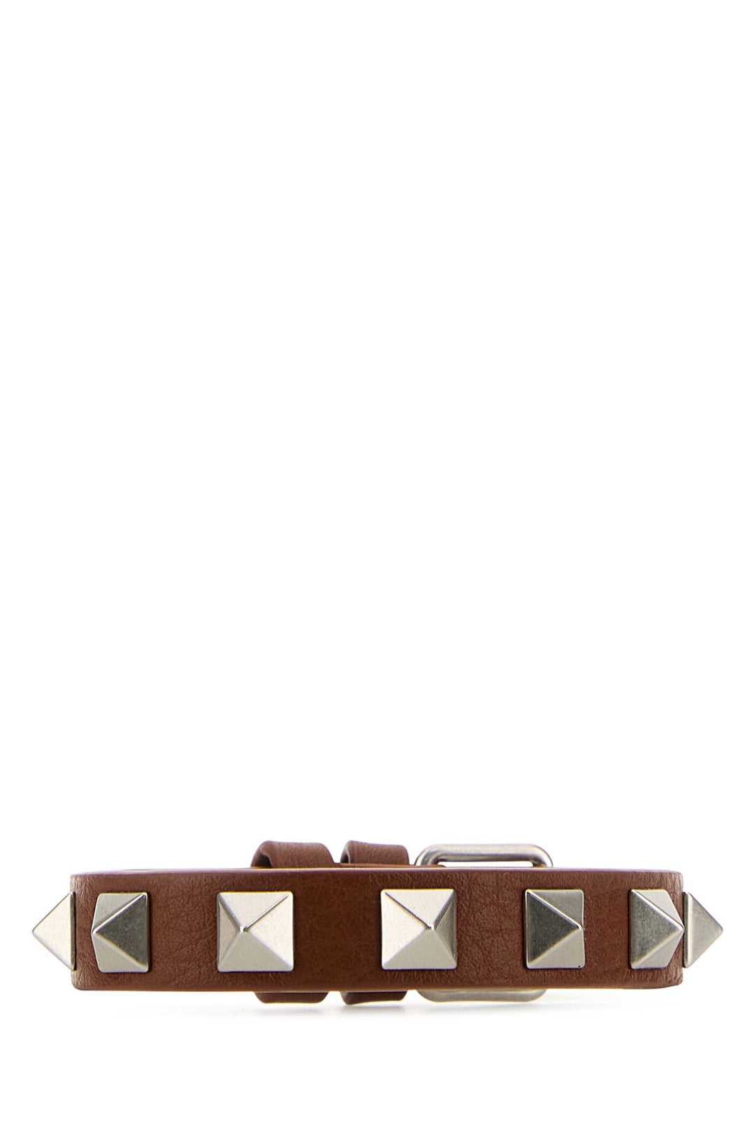 Caramel leather Rockstud bracelet