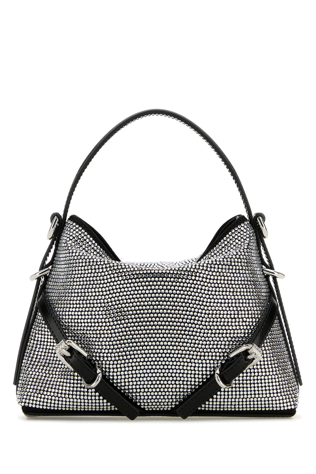 Embellished satin nano Voyou handbag