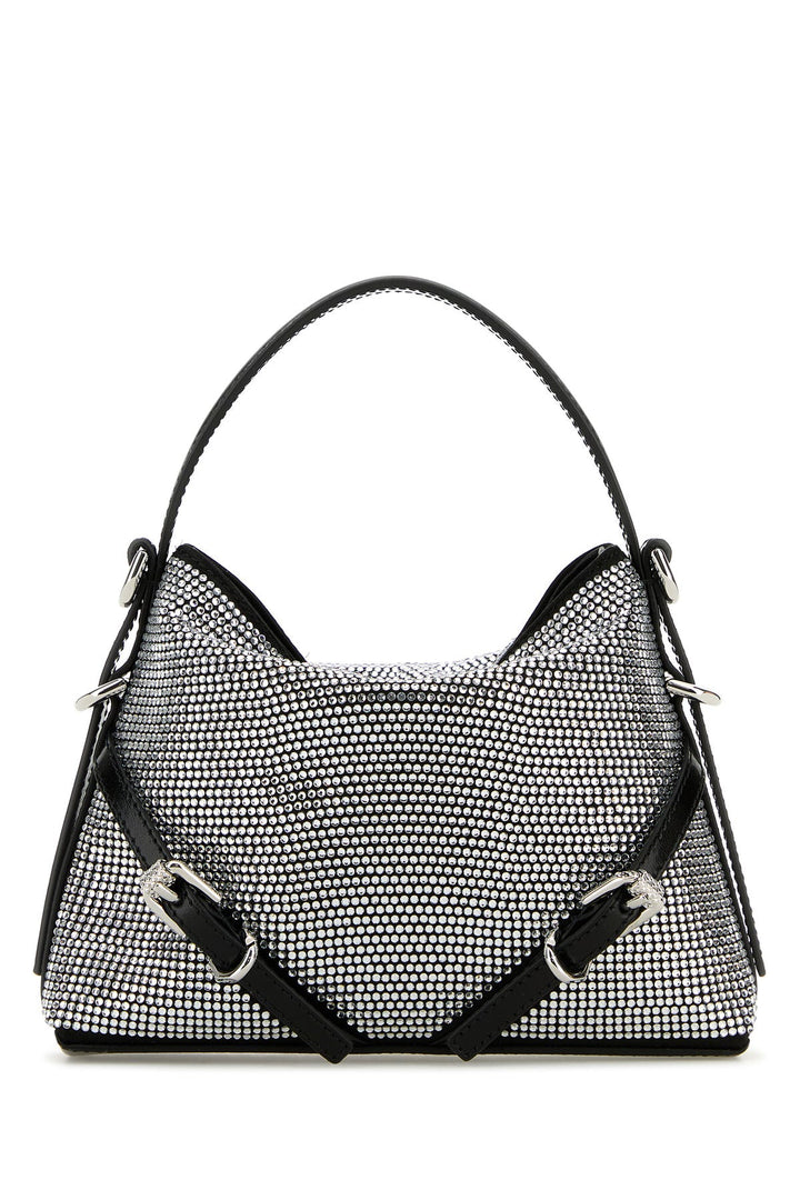 Embellished satin nano Voyou handbag