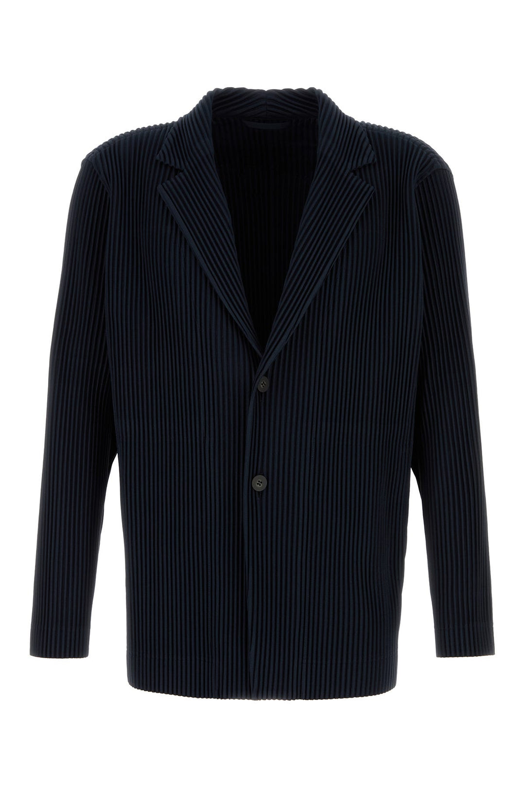 Midnight blue polyester blazer