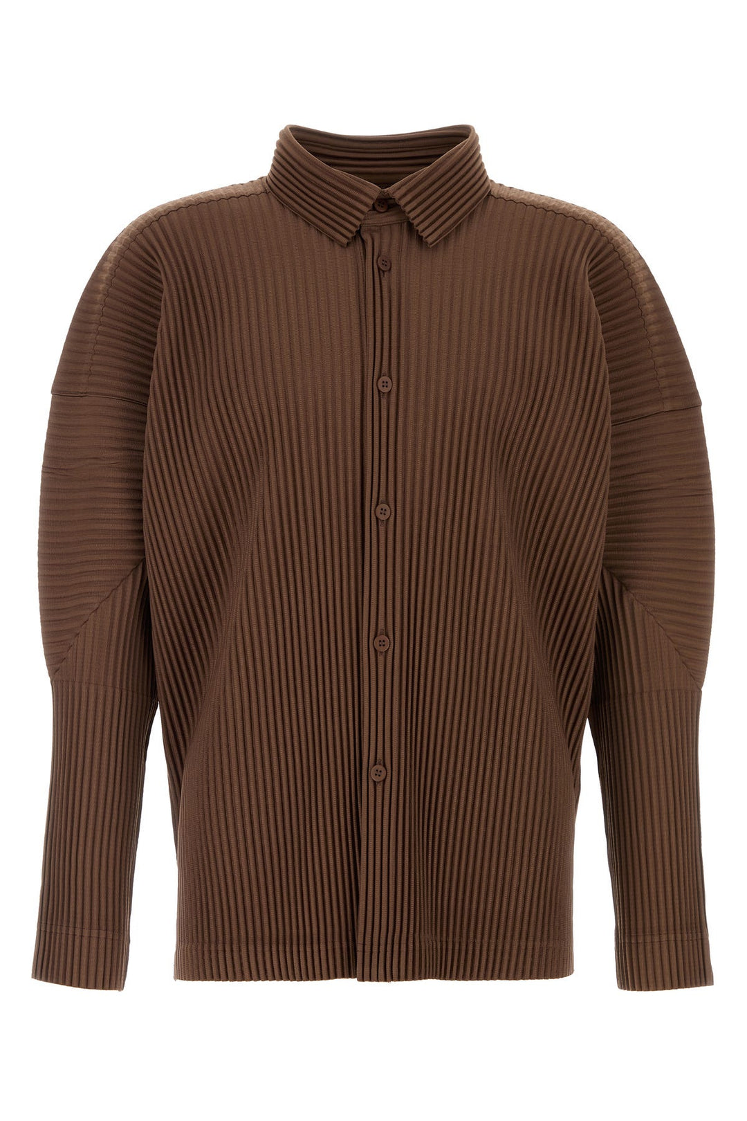 Brown polyester shirt