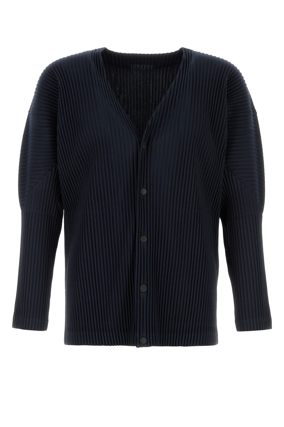 Midnight blue polyester cardigan