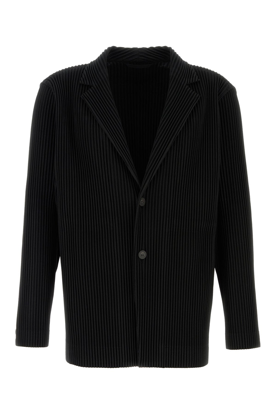 Black polyester blazer