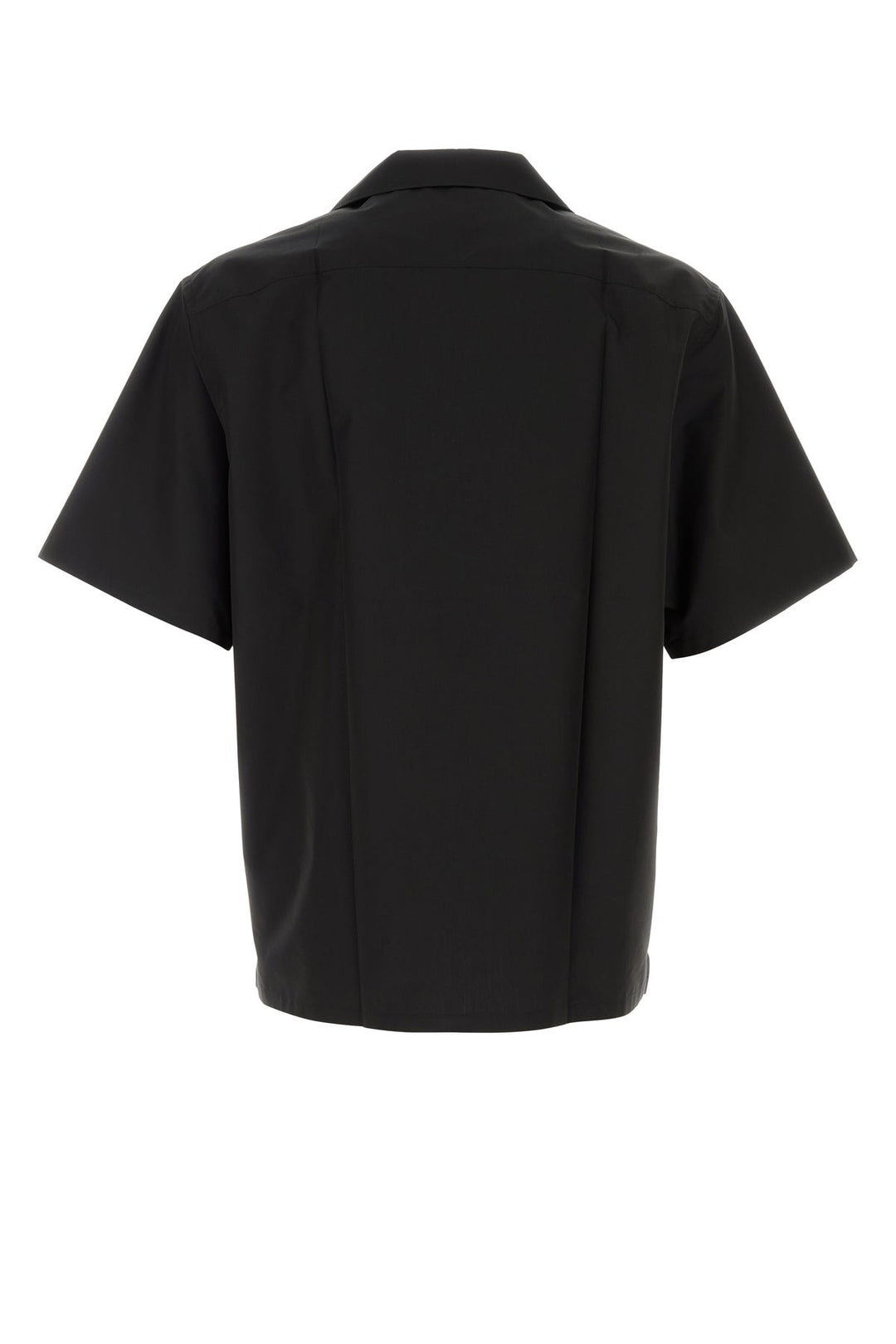 Black poplin shirt