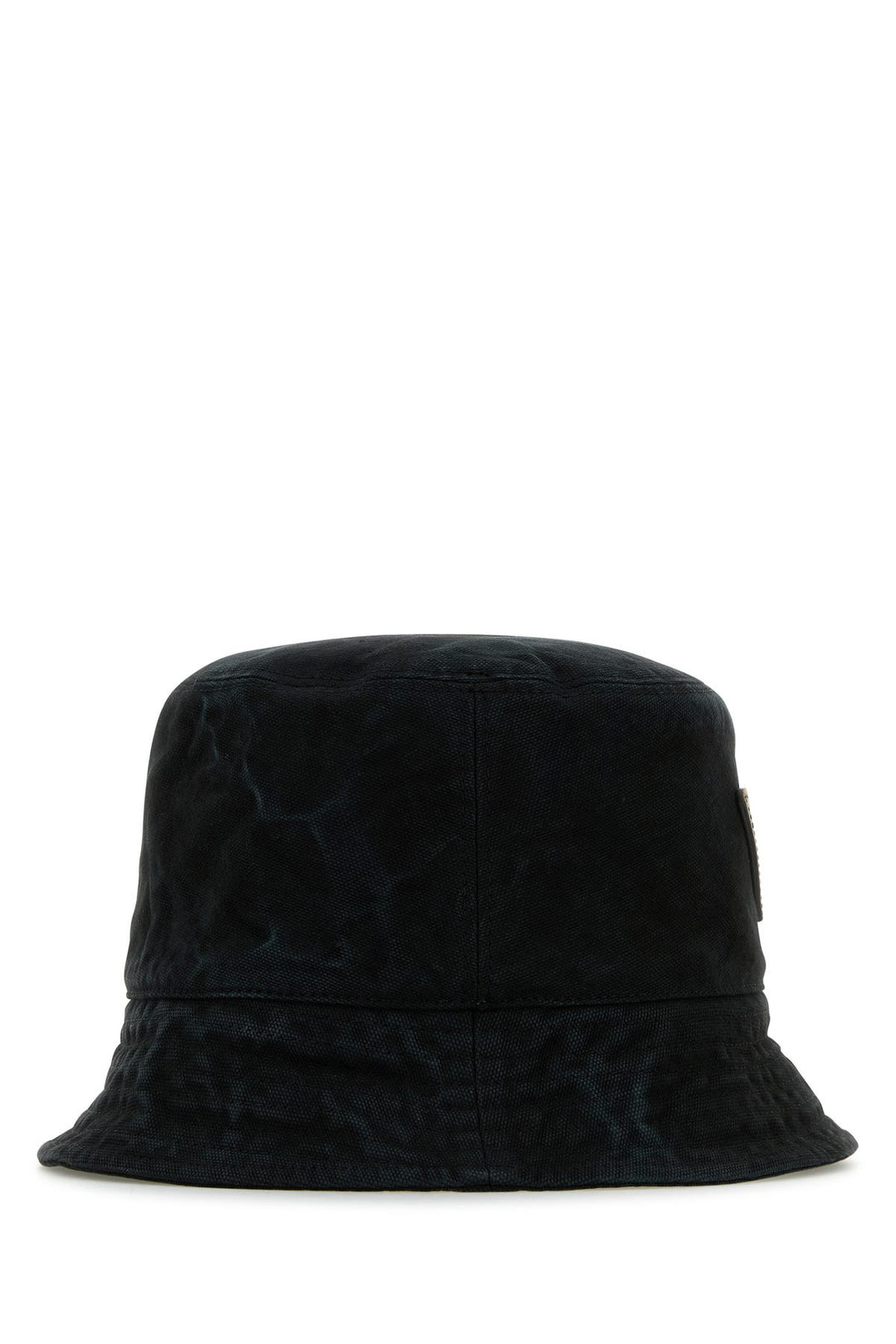 Black cotton bucket hat