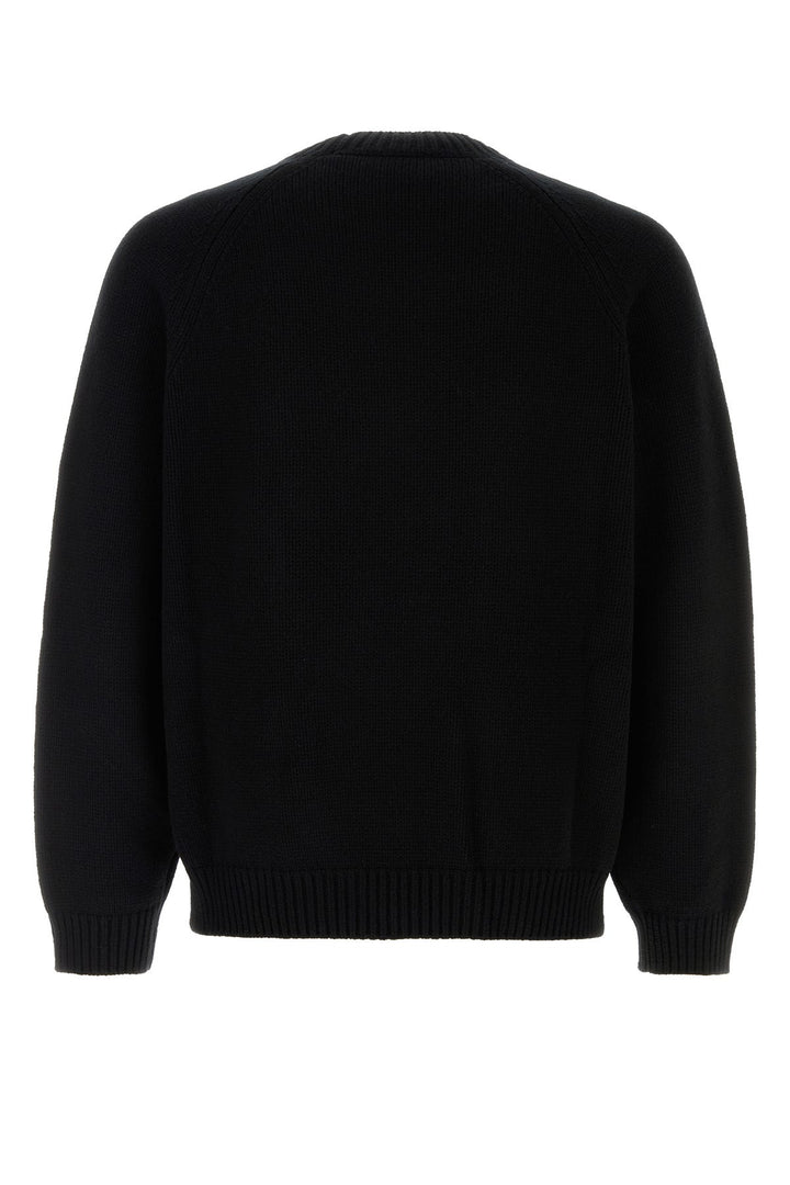 Black wool blend sweater