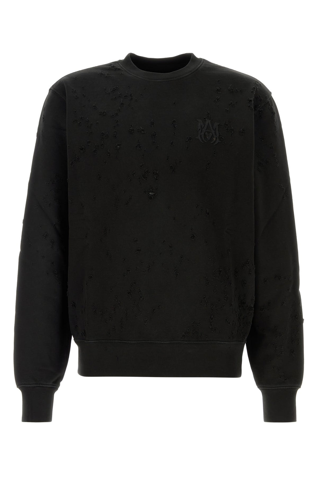 Black cotton sweatshirt