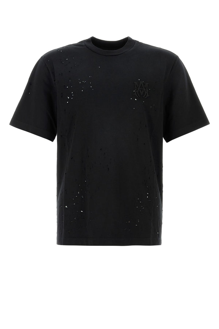 Black cotton t-shirt