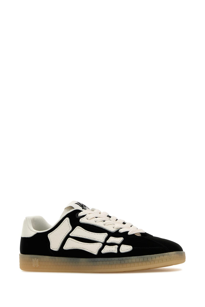 Black suede Pacific Bones sneakers