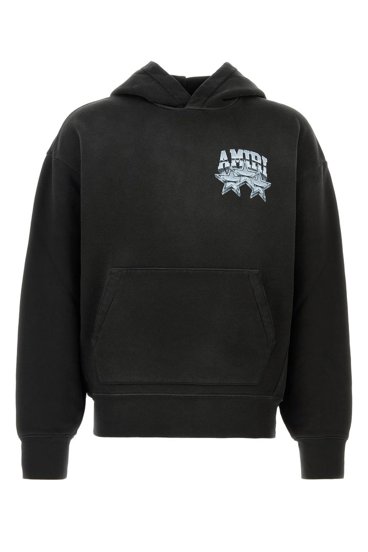 Black cotton sweatshirt