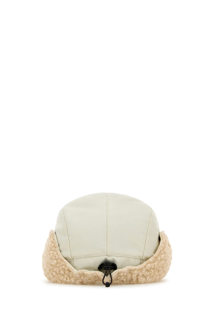 Ivory nylon baseball cap