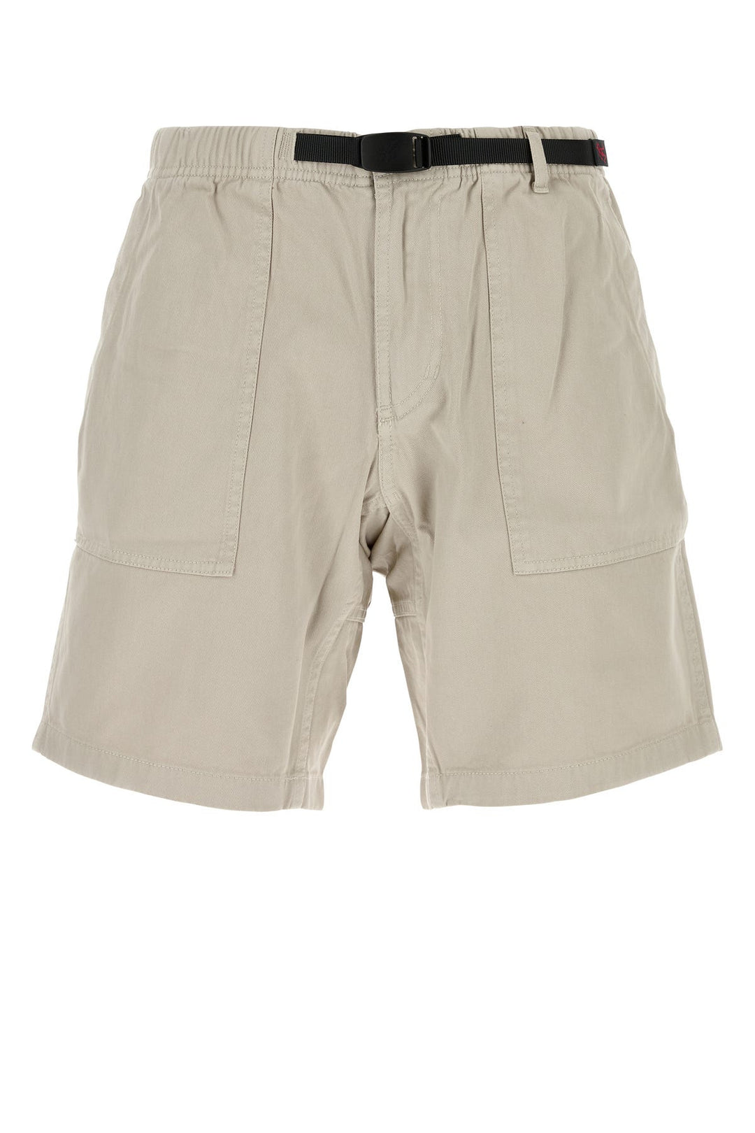 Dove grey cotton Ridge bermuda shorts