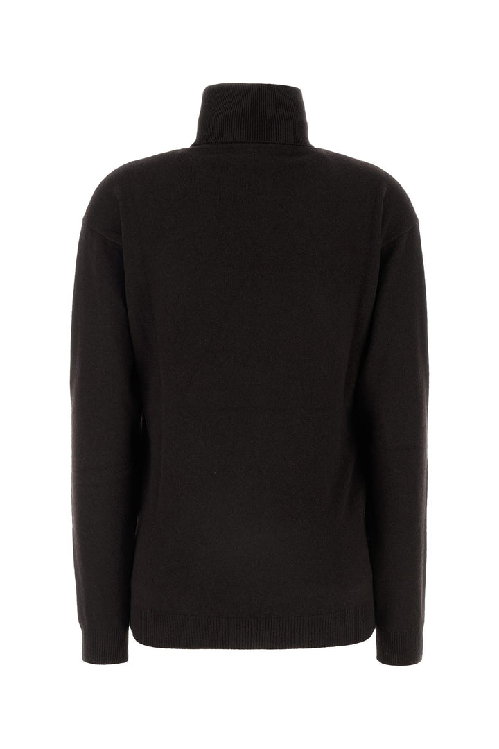 Dark brown cashmere sweater