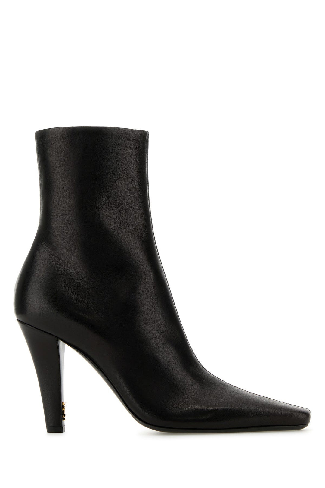 Black leather Jill ankle boots