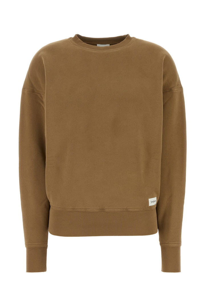 Camel cotton sweatshirt