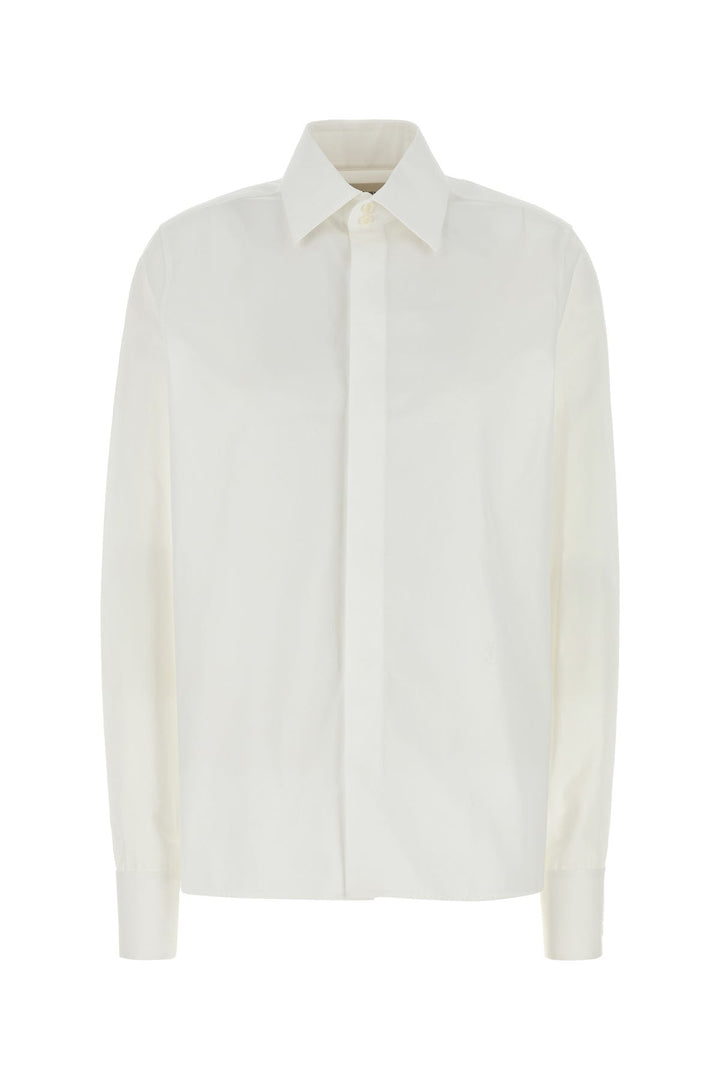 White poplin shirt