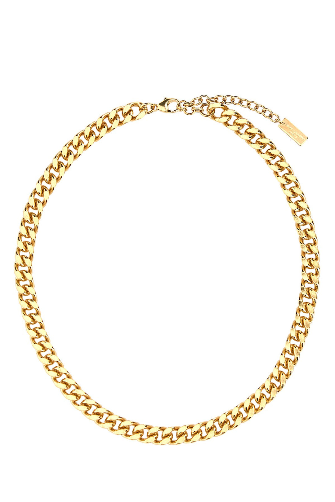 Gold metal necklace