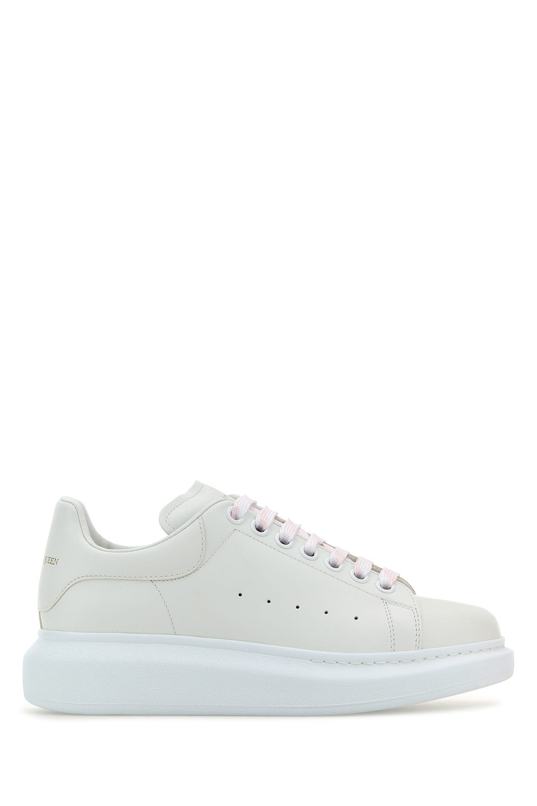 White leather sneakers