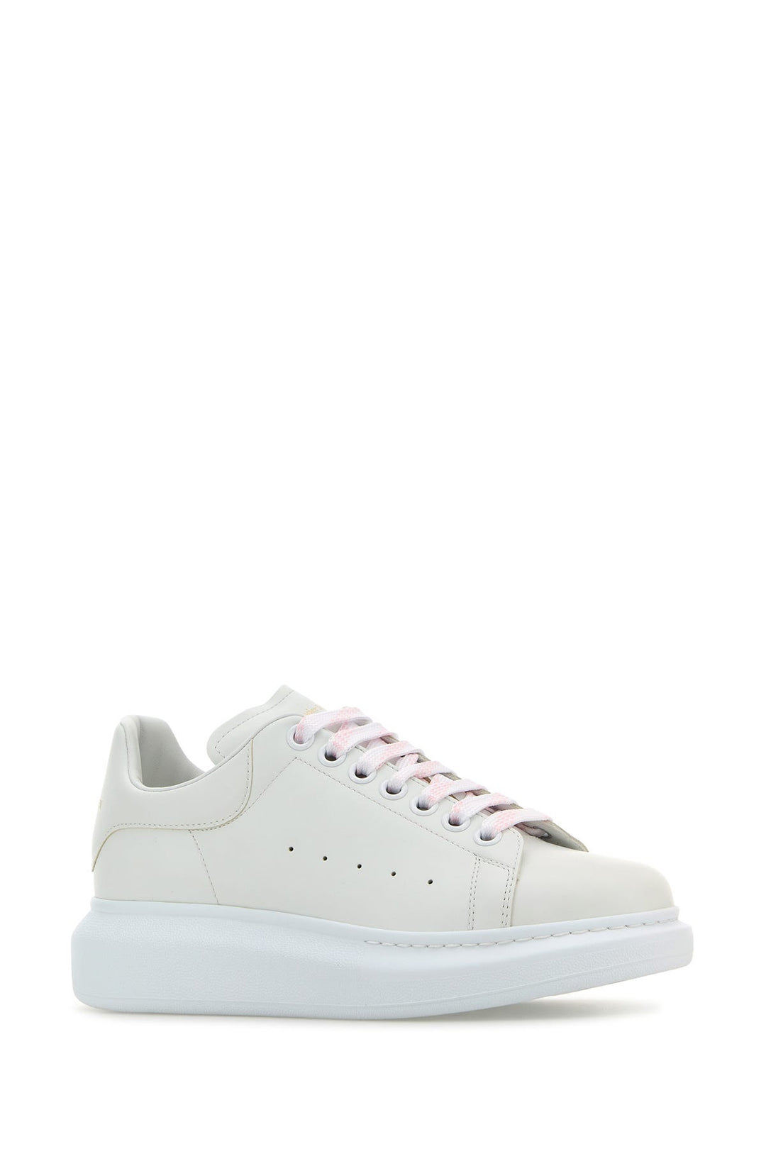 White leather sneakers