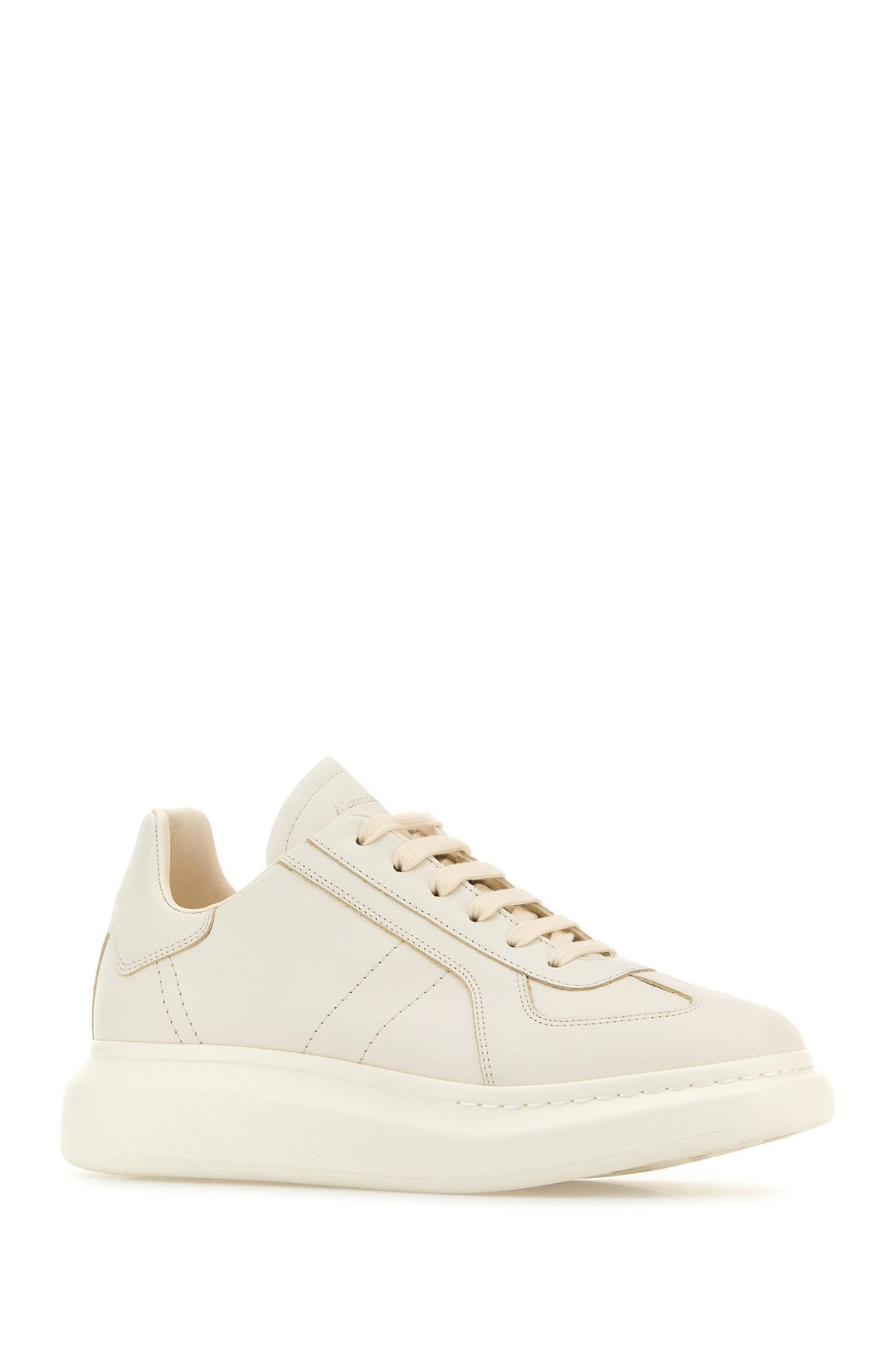 White leather sneakers