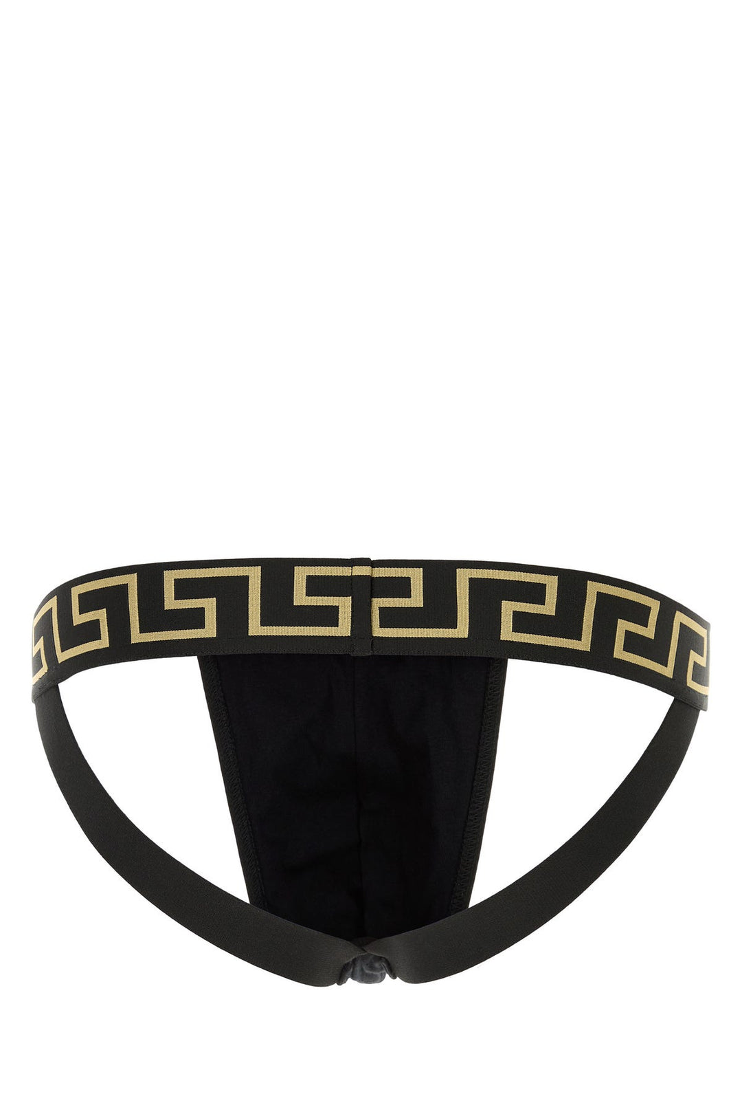 Black stretch cotton brief