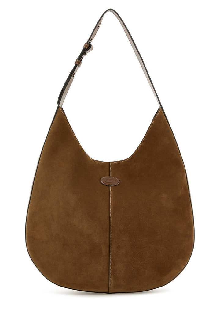 Brown suede Di Bag shoulder bag